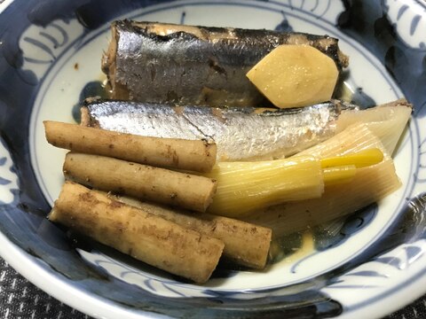 秋刀魚と野菜の煮物